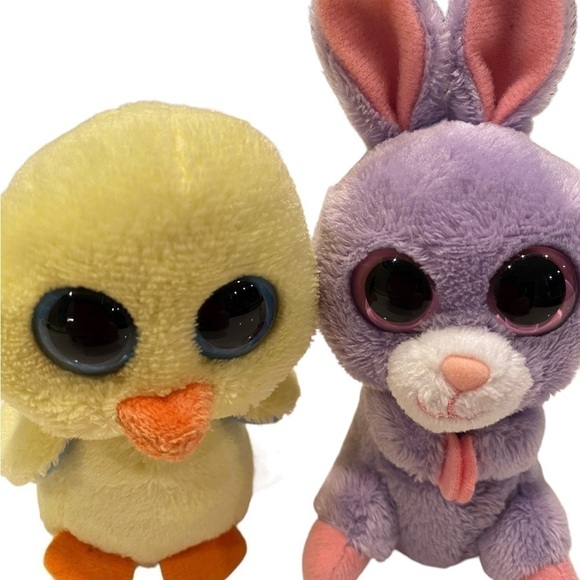 Ty The Basket Beanies Collection Goldie the Chick and Petunia the Bunny 2011 - Picture 2 of 12